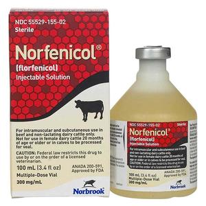 Norfenicol (Florfenicol) Solution for Beef and Non-Lactating Dairy Cattle  Norbrook